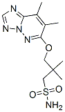 152537-58-1,3-[(4,5-dimethyl-1,2,7,9-tetrazabicyclo[4.3.0]nona-2,4,6,8-tetraen-3-y l)oxy]-2,2-dimethyl-propane-1-sulfonamide