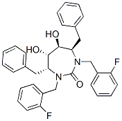 153182-43-5,(4R,5S,6S,7R)-4,7-dibenzyl-1,3-bis[(2-fluorophenyl)methyl]-5,6-dihydro xy-1,3-diazepan-2-one