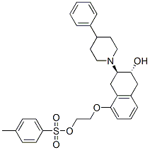153215-71-5,(-)-(2R,3R)-TRANS-2-HYDROXY-3-(4-PHENYLPIPERIDINO)-5-(2-TOSYLOXYETHOXY)-TETRALIN