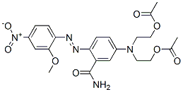 1533-77-3,2,2'-[[3-carbamoyl-4-[(2-methoxy-4-nitrophenyl)azo]phenyl]imino]diethyl diacetate