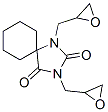 15336-84-2,1,3-bis(oxiranylmethyl)-1,3-diazaspiro[4.5]decane-2,4-dione