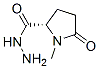 153440-30-3,L-Proline, 1-methyl-5-oxo-, hydrazide (9CI)