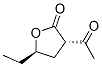 153655-38-0,2(3H)-Furanone, 3-acetyl-5-ethyldihydro-, trans- (9CI)