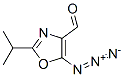 153683-99-9,4-Oxazolecarboxaldehyde,  5-azido-2-(1-methylethyl)-