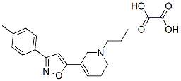 154130-99-1,1,2,3,6-TETRAHYDRO-5-[3-(4-METHYLPHENYL)-5-ISOXAZOLYL]-1-PROPYLPYRIDINE OXALATE