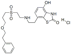 154189-24-9,4-hydroxy-7-[2-[2-(3-phenethyloxypropylsulfonyl)ethylamino]ethyl]-3H-benzothiazol-2-one hydrochloride