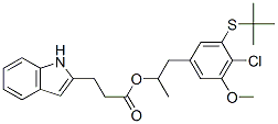 154325-76-5,1H-Indole-2-propanoic acid, 1-[(4-chlorophenyl)methyl]-3-[(1,1-dimethylethyl)thio]-5-methoxy-ethyl ester