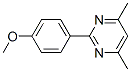 154499-87-3,4,6-DIMETHYL-2-(4-METHOXYPHENYL)PYRIMIDINE