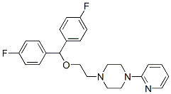 154558-38-0,1-[2-[BIS(4-FLUOROPHENYL)METHOXY]ETHYL]-4-(PYRIDINYL)-PIPERAZINE