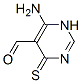 155087-62-0,5-Pyrimidinecarboxaldehyde, 6-amino-1,4-dihydro-4-thioxo- (9CI)