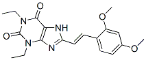 155271-02-6,8-[(E)-2-(2,4-dimethoxyphenyl)ethenyl]-1,3-diethyl-7H-purine-2,6-dione