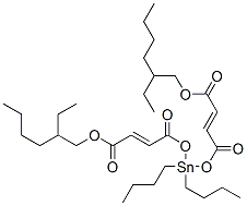 15546-12-0,2-ethylhexyl 6,6-dibutyl-14-ethyl-4,8,11-trioxo-5,7,12-trioxa-6-stannaoctadeca-2,9-dienoate