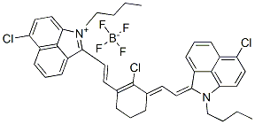 155613-98-2,1-BUTYL-2-[2-[3-[(1-BUTYL-6-CHLOROBENZ[CD]INDOL-2(1H)-YLIDENE)ETHYLIDENE]-2-CHLORO-1-CYCLOHEXEN-1-YL]ETHENYL]-6-CHLOROBENZ[CD]INDOLIUM TETRAFLUOROBORATE