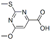 15584-03-9,6-methoxy-2-methylsulfanyl-pyrimidine-4-carboxylic acid