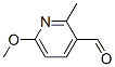156094-77-8,3-Pyridinecarboxaldehyde, 6-methoxy-2-methyl- (9CI)