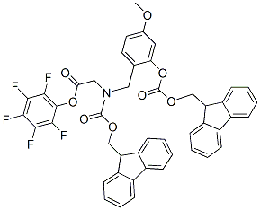 156126-44-2,N-ALPHA-FMOC-N-ALPHA-(2-FMOC-OXY-4-METHOXYBENZYL)-GLYCINE PENTAFLUOROPHENYL ESTER
