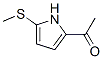 156210-88-7,Ethanone, 1-[5-(methylthio)-1H-pyrrol-2-yl]- (9CI)