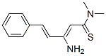 156366-79-9,2,4-Pentadienethioamide,  3-amino-N,N-dimethyl-5-phenyl-