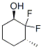 156484-00-3,Cyclohexanol,2,2-difluoro-3-methyl-,(1R-trans)-(9CI)