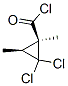156605-13-9,Cyclopropanecarbonyl chloride, 2,2-dichloro-1,3-dimethyl-, cis- (9CI)