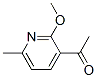 156630-73-8,Ethanone, 1-(2-methoxy-6-methyl-3-pyridinyl)- (9CI)
