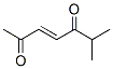 156666-85-2,3-Heptene-2,5-dione, 6-methyl-, (E)- (9CI)