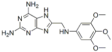 156698-69-0,8-[[(3,4,5-trimethoxyphenyl)amino]methyl]-7H-purine-2,6-diamine