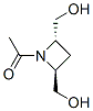 156720-61-5,2,4-Azetidinedimethanol, 1-acetyl-, trans- (9CI)
