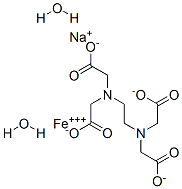 15708-42-6,(ETHYLENEDINITRILO)TETRAACETIC ACID FERRIC SODIUM SALT DIHYDRATE