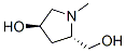 157087-65-5,2-Pyrrolidinemethanol,4-hydroxy-1-methyl-,trans-(9CI)