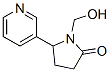 157129-55-0,1-(hydroxymethyl)-5-pyridin-3-yl-pyrrolidin-2-one