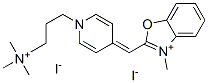 157199-56-9,3-METHYL-2-([1-[3-(TRIMETHYLAMMONIO)PROPYL]-4(1H)-PYRIDINYLIDENE]METHYL)-1,3-BENZOXAZOL-3-IUM DIIODIDE