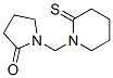 157439-25-3,2-Pyrrolidinone,  1-[(2-thioxo-1-piperidinyl)methyl]-