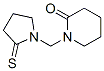157439-31-1,2-Piperidinone,  1-[(2-thioxo-1-pyrrolidinyl)methyl]-