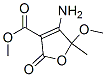 157558-46-8,3-Furancarboxylicacid,4-amino-2,5-dihydro-5-methoxy-5-methyl-2-oxo-,methylester(9CI)