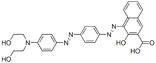 15773-36-1,4-[[4-[[4-[bis(2-hydroxyethyl)amino]phenyl]azo]phenyl]azo]-3-hydroxy-2-naphthoic acid