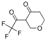 158351-87-2,4H-Pyran-4-one, tetrahydro-3-(trifluoroacetyl)- (9CI)