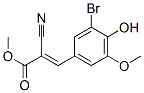158532-02-6,METHYL 3-(3-BROMO-4-HYDROXY-5-METHOXYPHENYL)-2-CYANOACRYLATE