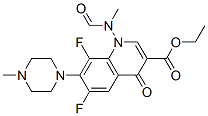 158585-86-5,6,8-Difluoro-1-(formylmethylamino)-7-(4-methylpiperazin-1-yl)-4-oxo-1,4-dihydroquinoline-3-carboxylic acid ethyl ester