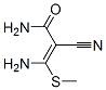 15908-60-8,2-Propenamide,  3-amino-2-cyano-3-(methylthio)-