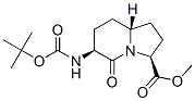 159405-37-5,METHYL (3S,6S,8AR)-6-[(TERT-BUTOXYCARBONYL)AMINO]-5-OXOOCTAHYDROINDOLIZINE-3-CARBOXYLATE