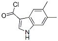 159730-25-3,1H-Indole-3-carbonyl chloride, 5,6-dimethyl- (9CI)