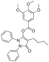 16006-74-9,4-butyl-2,5-dihydro-5-oxo-1,2-diphenyl-1H-pyrazol-3-yl 3,4,5-trimethoxybenzoate