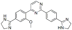 160522-92-9,4-[4-(4,5-dihydro-1H-imidazol-2-yl)-2-methoxy-phenyl]-2-[4-(4,5-dihydr o-1H-imidazol-2-yl)phenyl]pyrimidine