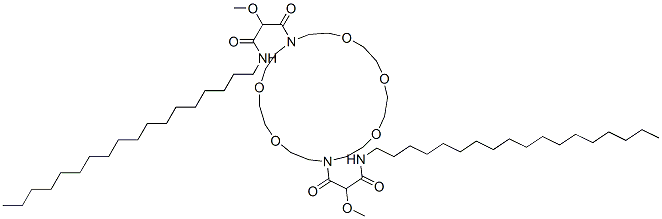 160563-01-9,10,19-BIS[(OCTADECYLCARBAMOYL)METHOXY-ACETYL]-1,4,7,13,16-PENTAOXA-10,19-DIAZACYCLOHENEICOSANE