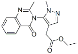 160662-10-2,ethyl 2-[1-methyl-5-(2-methyl-4-oxo-quinazolin-3-yl)pyrazol-4-yl]aceta te