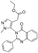 160662-12-4,ethyl 2-[1-methyl-5-(4-oxo-2-phenyl-quinazolin-3-yl)pyrazol-4-yl]aceta te