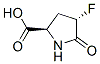 160705-73-7,D-Proline, 4-fluoro-5-oxo-, (4S)- (9CI)