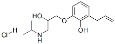 16079-18-8,6-allyl-2-[2-hydroxy-3-[(1-methylethyl)amino]propoxy]phenol hydrochloride