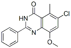 16081-83-7,4(3H)-Quinazolinone,  6-chloro-8-methoxy-5-methyl-2-phenyl-